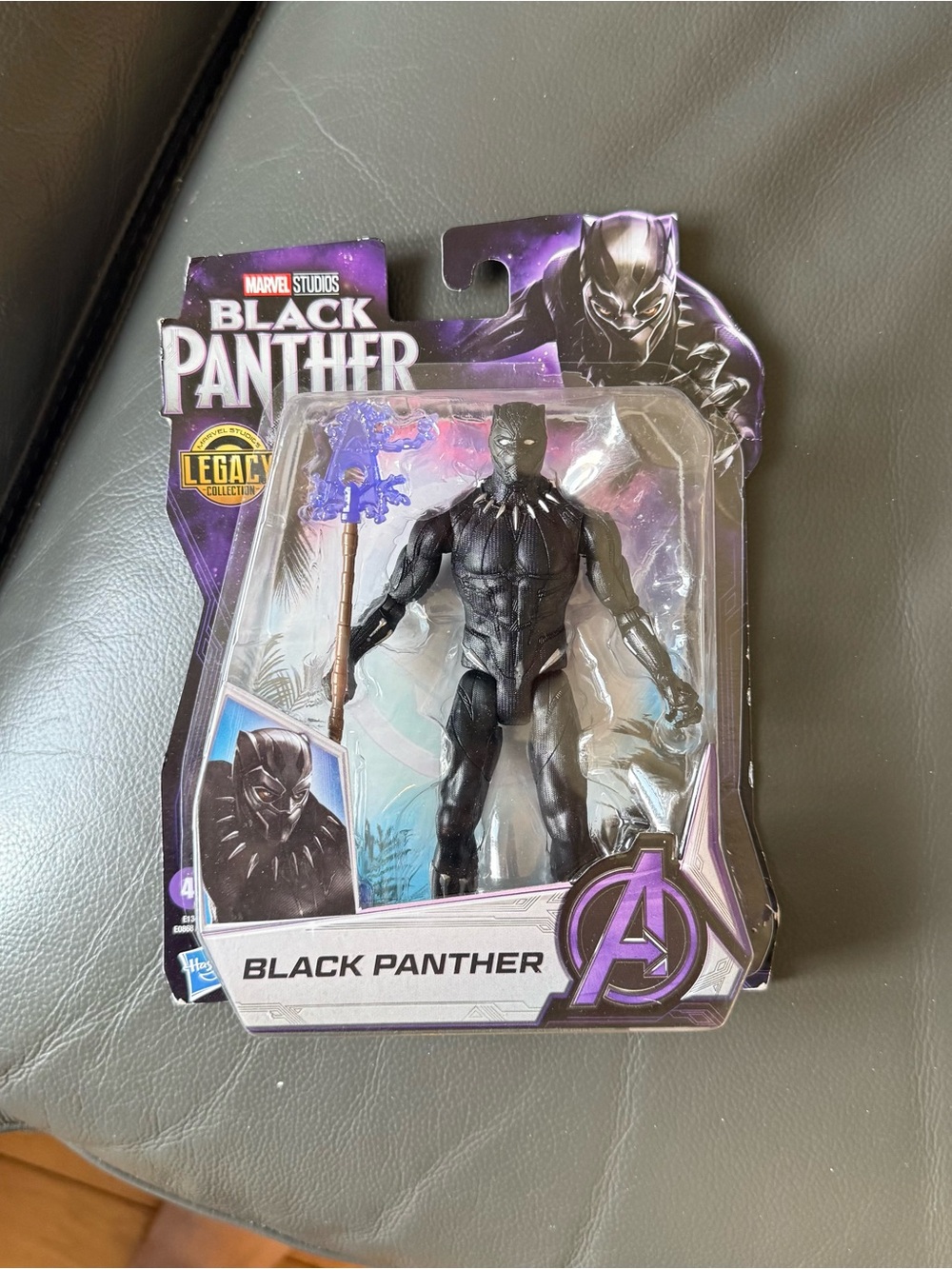 Marvel Black Panther Figure Packaging Art - Black & Purple